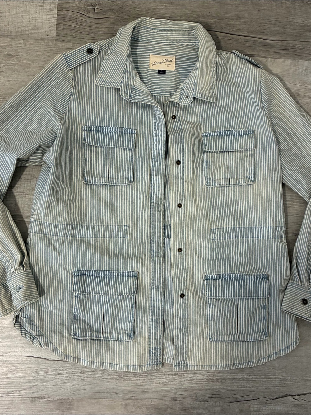 universal thread striped button down